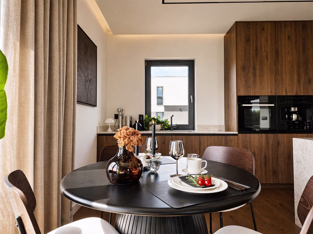 Nowoczesny dom oparty na świetle, proporcji i naturalnych materiałach 7 Esencja współczesnej architektury: czyste linie, szlachetne materiały i konsekwencja od pdobrowolski.design