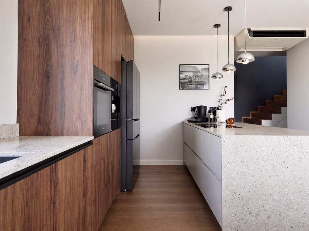 Nowoczesny dom oparty na świetle, proporcji i naturalnych materiałach 11 Esencja współczesnej architektury: czyste linie, szlachetne materiały i konsekwencja od pdobrowolski.design