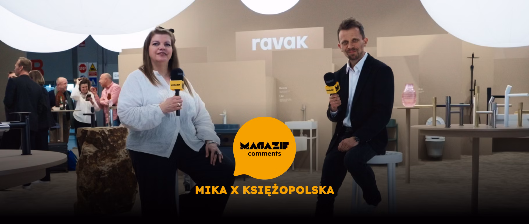 MAGAZIF comments: Łazienki na Salone 2026 – od spa po smart design (Mika x Księżopolska)