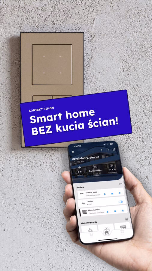 Inteligencja ukryta w ścianie i estetyka pod napięciem. Kontakt-Simon na A@W Warsaw 2026