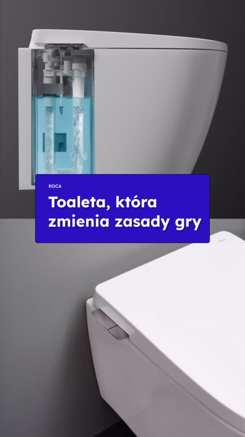 Toaleta bez stelaża i nowa odsłona znanego projektu – Roca na A@W 2026
