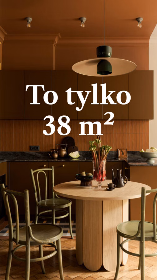 Mieszkanie z kolorem i nutą vintage