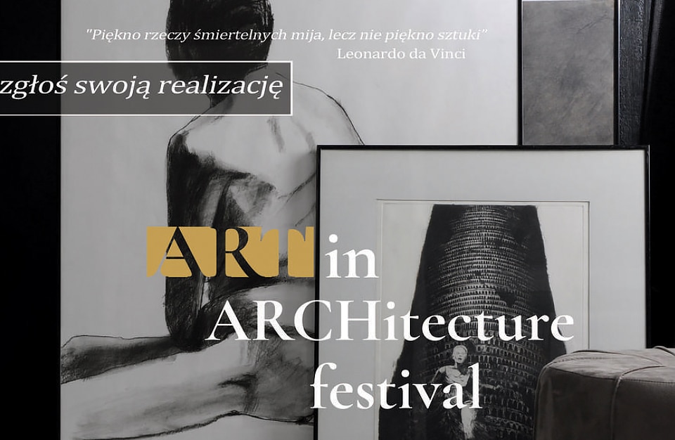 art in architecture festiwal plakat