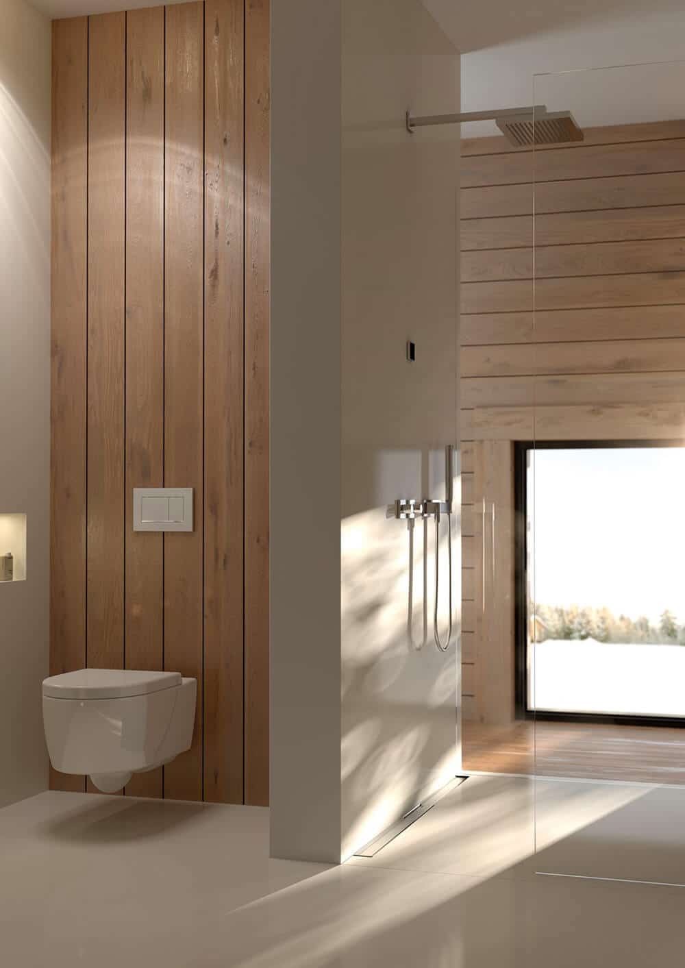 Czerń, drewno i inteligentne wyposażenie: trendy łazienkowe 2021