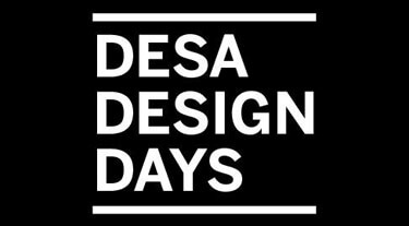 czarno-białe logo Desa Design Days 2018