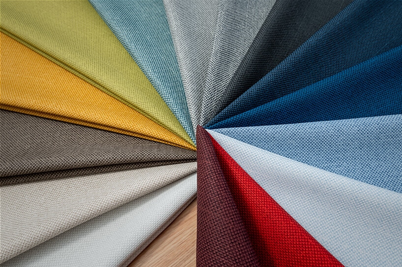 paleta kolorów materiałów tapicerskich