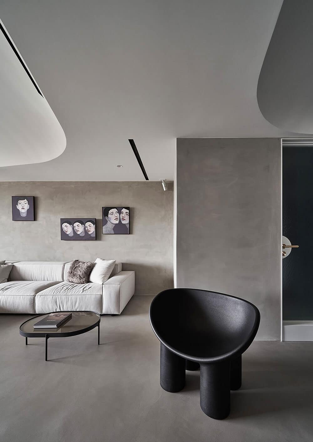 Fokus na detal w minimalistycznym apartamencie