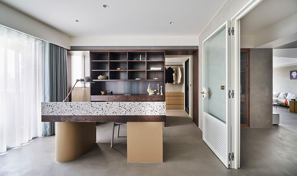 Fokus na detal w minimalistycznym apartamencie