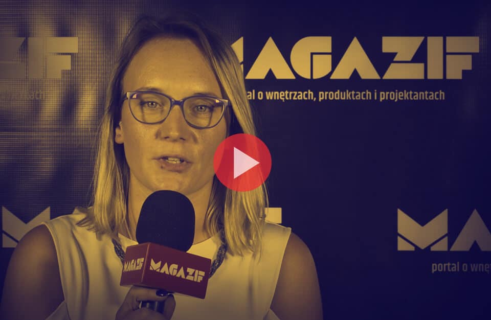 Malwina Skubińska - BESCO - podczas wywiadu dla MAGAZIF na Warsaw Home 2018