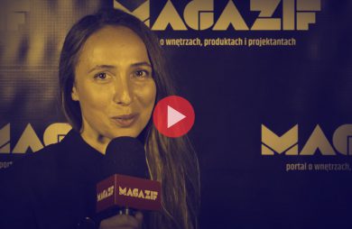 Maja Gaszyniec - Studi Gaszyniec/NURT - podczas wywiadu dla MAGAZIF na Warsaw Home 2018