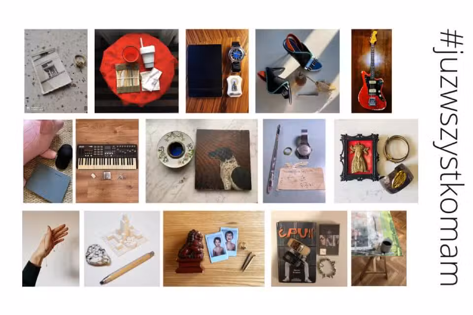 przedmioty ważne dla uczestników akcji juzwszystkomam