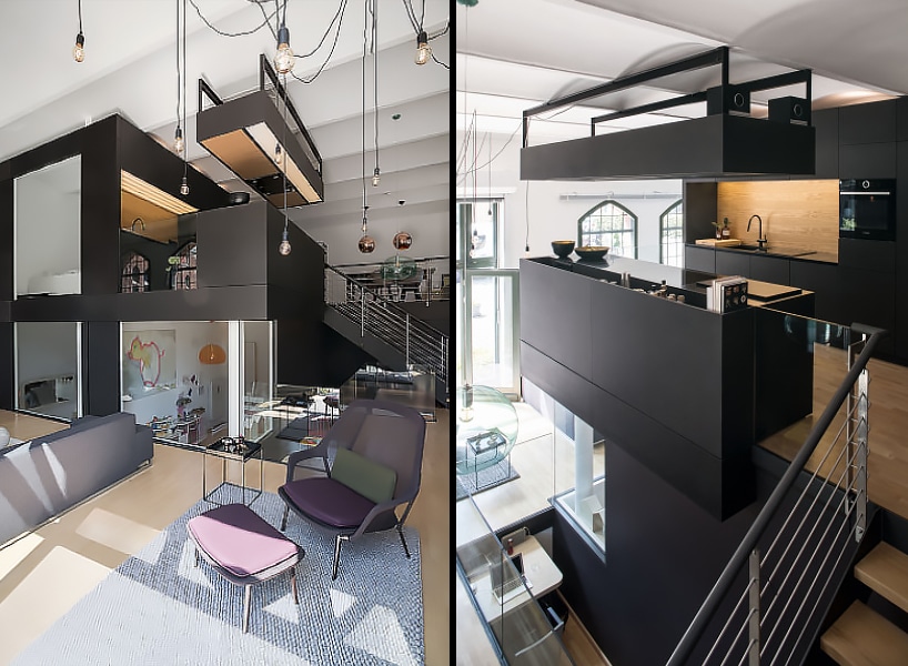 Kuchnia w przestworzach i Living Cube, czyli dom we wnętrzu berlińskiego apartamentu