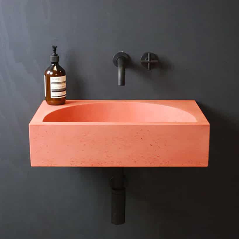 kk0932 betonowe kolorowe umywalki