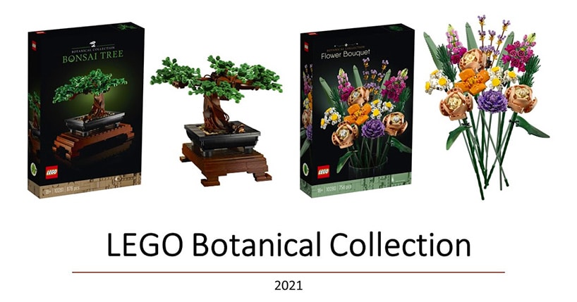 Rośliny, które zbudujesz: kolorowy bukiet i drzewko bonsai od LEGO