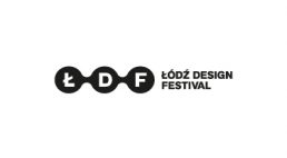 czarno biały logotyp Łódź Design Festival