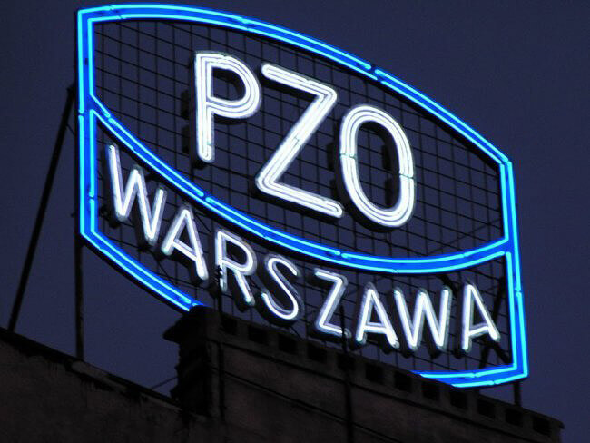 neon PZO Warszawa