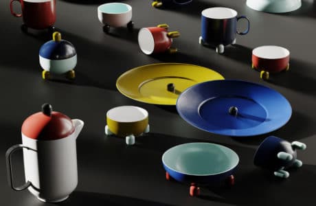 Nowoczesna kolorowa ceramika: nie tylko na stole