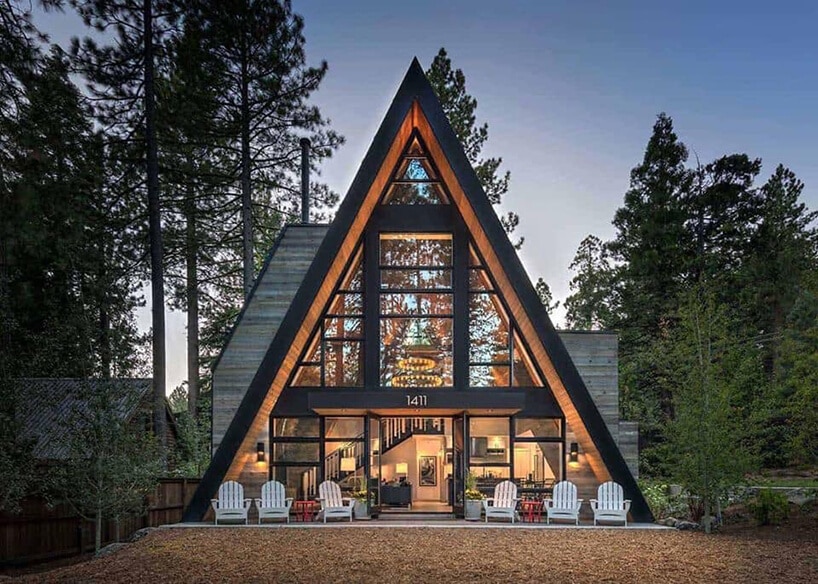 trójkątny dom zaprojektowany na nowo