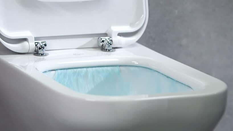 nowoczesna biała toaleta