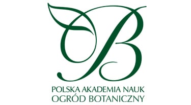 zielony logtyp Ogrodu Botanicznego Polskiej Akademii Nauk