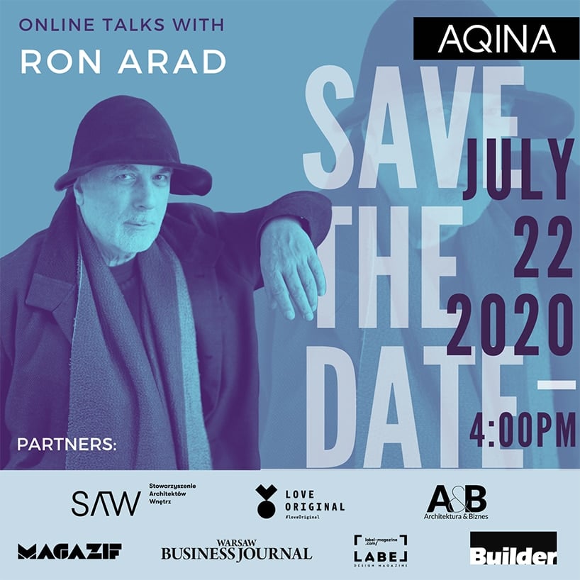 plakat ron arad w polsce save the date