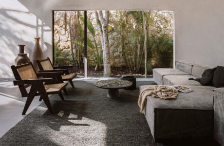 Spokojna przystań w dzungli minimalistyczny dom w tulum