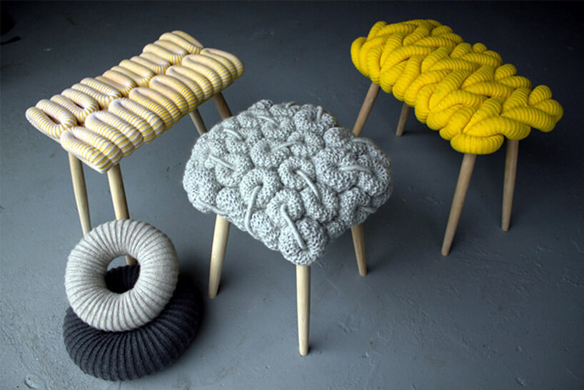 Krzesła na drutach robione