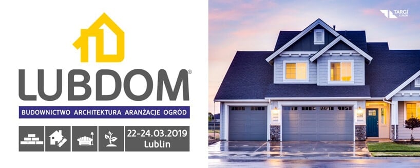 plakat targi budowlane LUBDOM 2019