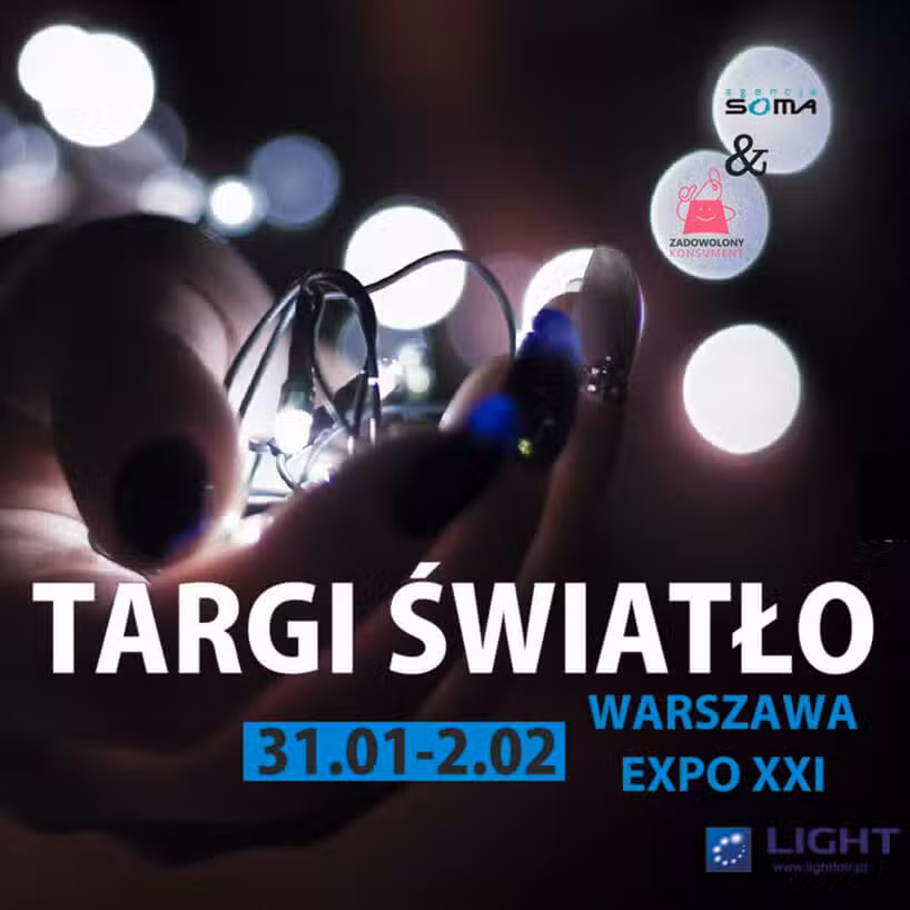 zaproszenie na Targi Światło 2018
