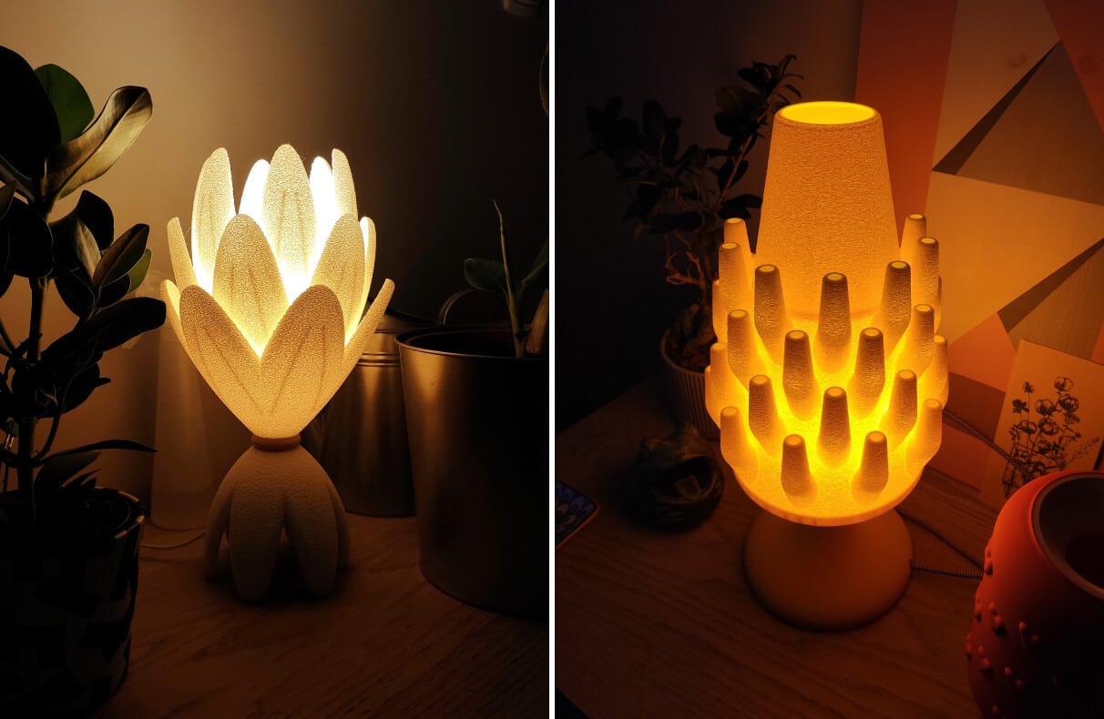 Kolorowych snów. Unikatowe lampki nocne powstają przy pomocy druku 3D. Tworzy je Polak