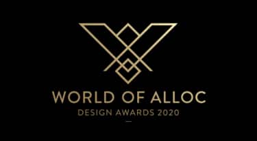 czarno złoty logotyp konkurs world of alloc design awards 2020