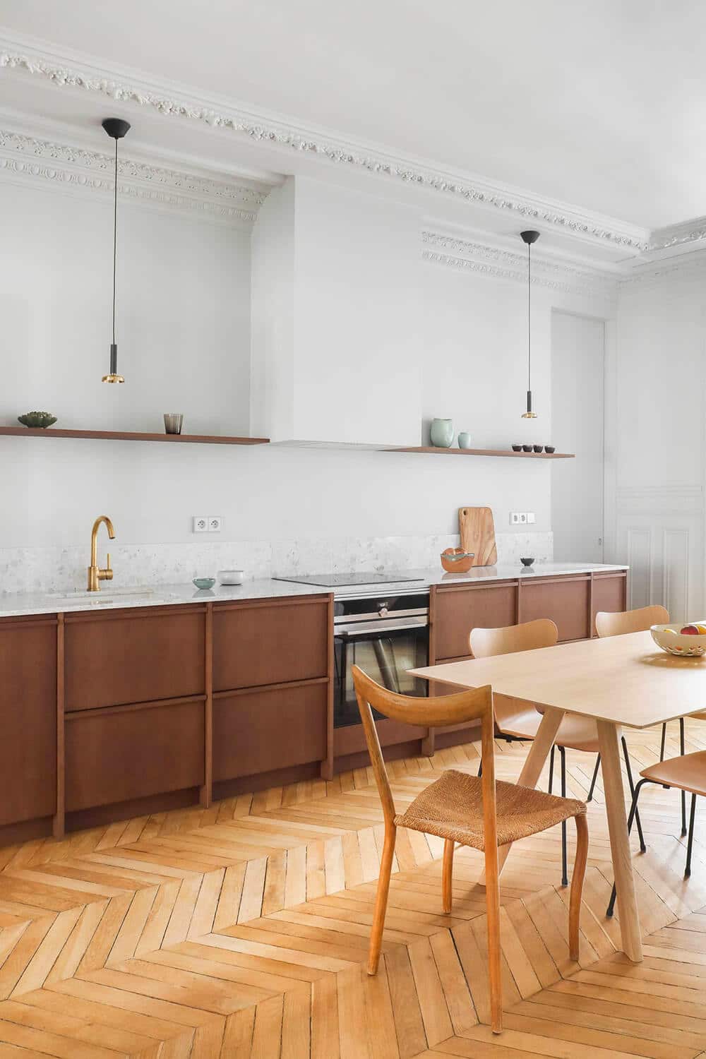 Wygoda inspirowana Japonią: minimalistyczny apartament w Paryżu
