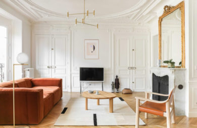 Wygoda inspirowana Japonią: minimalistyczny apartament w Paryżu