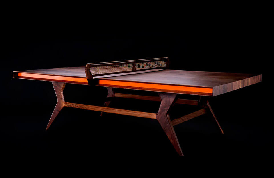 Ping-pong w jadalni: stylowy stół Mackenrow od Jory Brigham