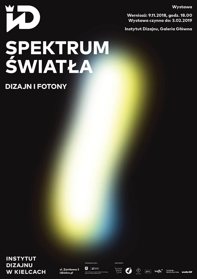 plakat wystawy Spektrum Światła 2018