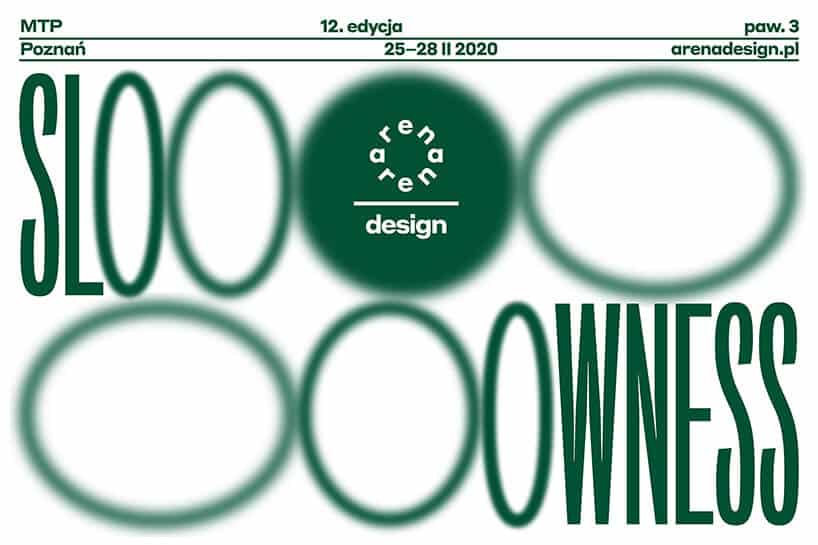 slooowness - grafika wydarzenia zielone litery na białym tle