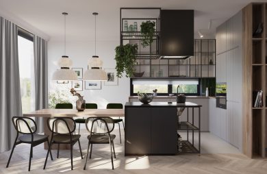 Wnętrze domu od Loft Factory i Marcin Dekor