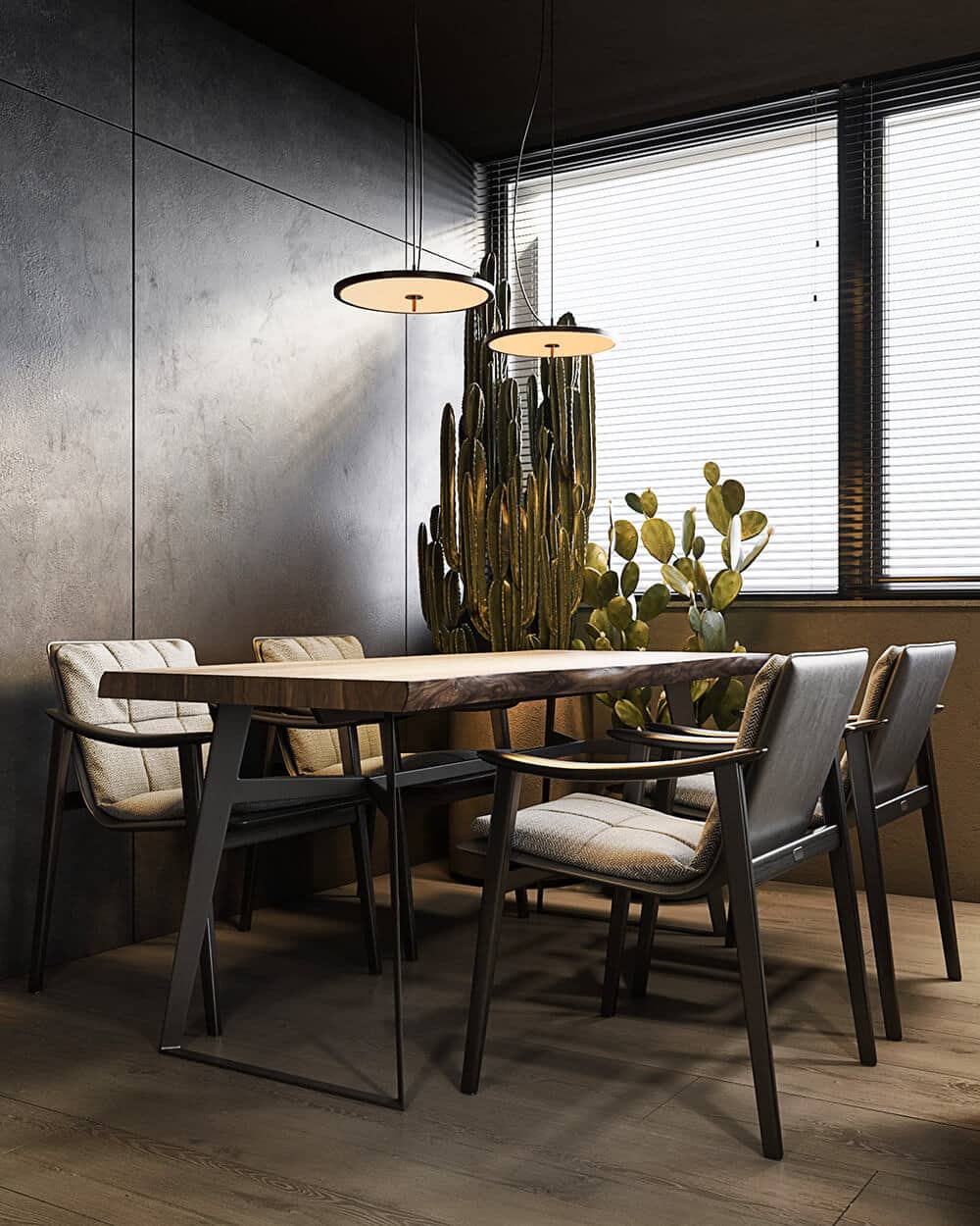 Spójne oblicze industrialu: apartament na poddaszu w Monachium