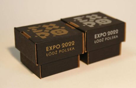pudełka promocyjne Łódź Expo 2022