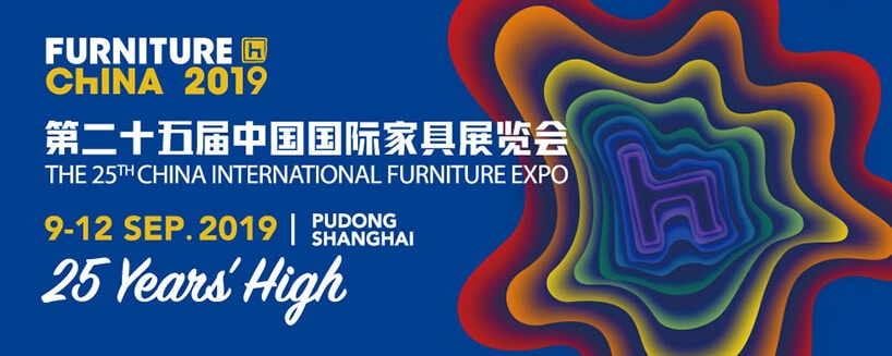 plakat logo Furniture China 2019