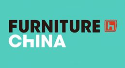 logo Furniture China na zielonym tle