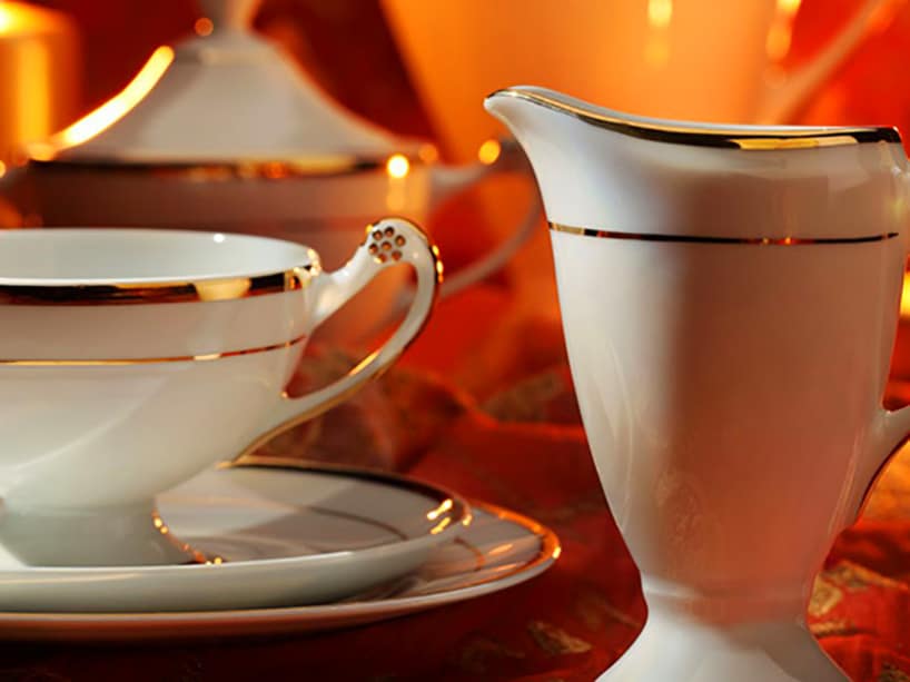 Dobry smak serwuje się na porcelanie