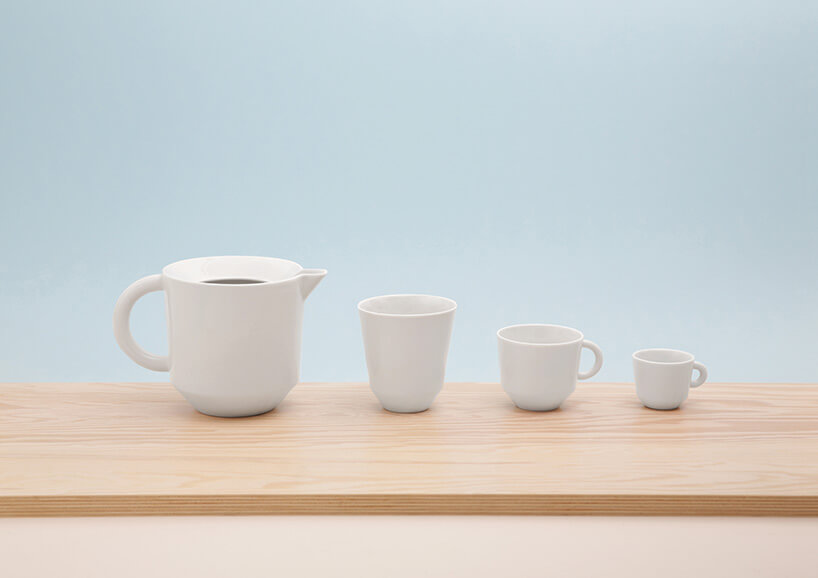 biały serwis porcelanowy