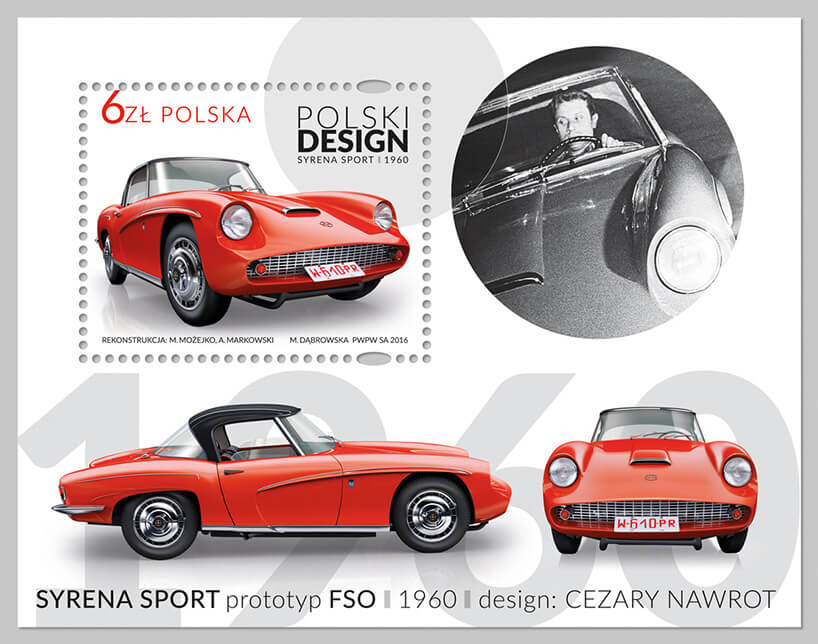 znaczek sportowy z Syreną Sport