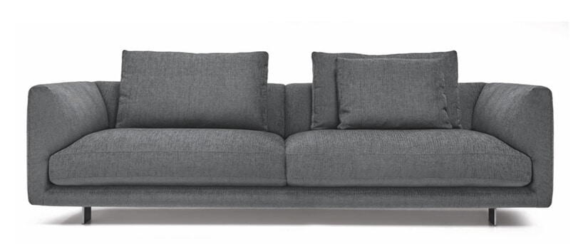 szara elegancka sofa Self Control Arketipo