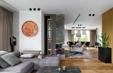 Elegancka konsekwencja w krakowskim apartamencie