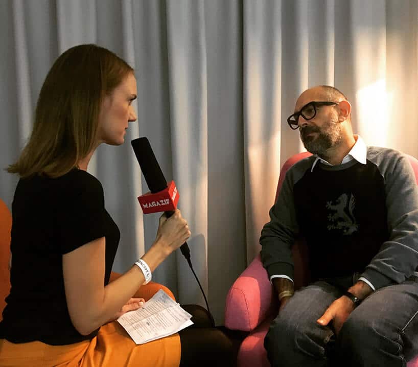 Redaktor naczelna MAGAZIF, Anna Strożek podczas wywiadu