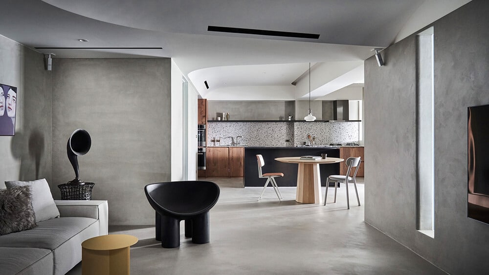 Fokus na detal w minimalistycznym apartamencie