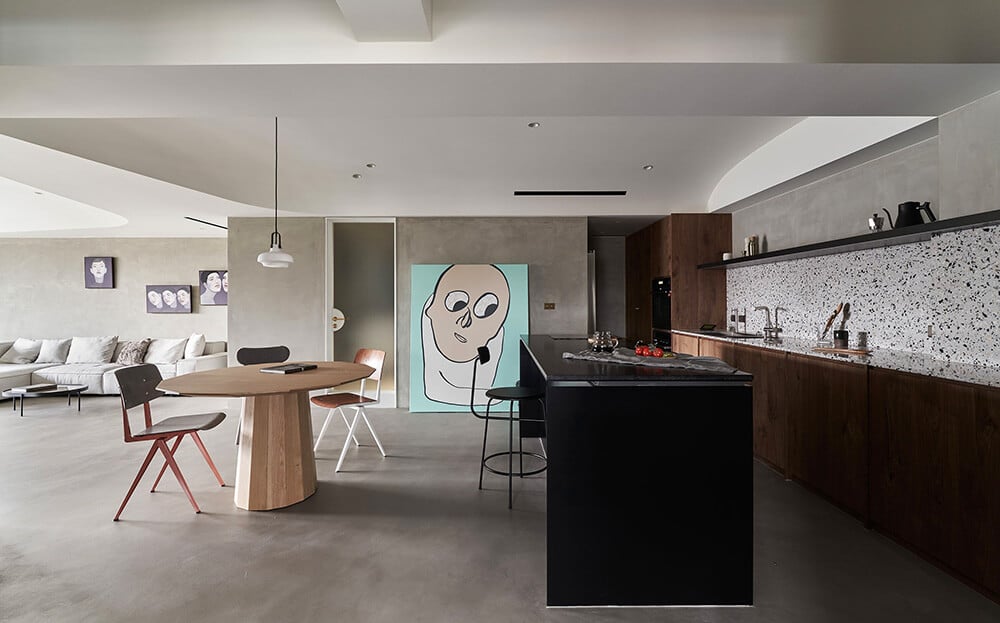 Fokus na detal w minimalistycznym apartamencie