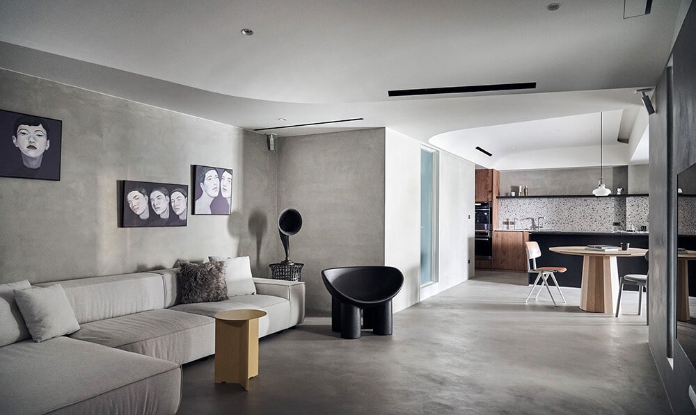 Fokus na detal w minimalistycznym apartamencie